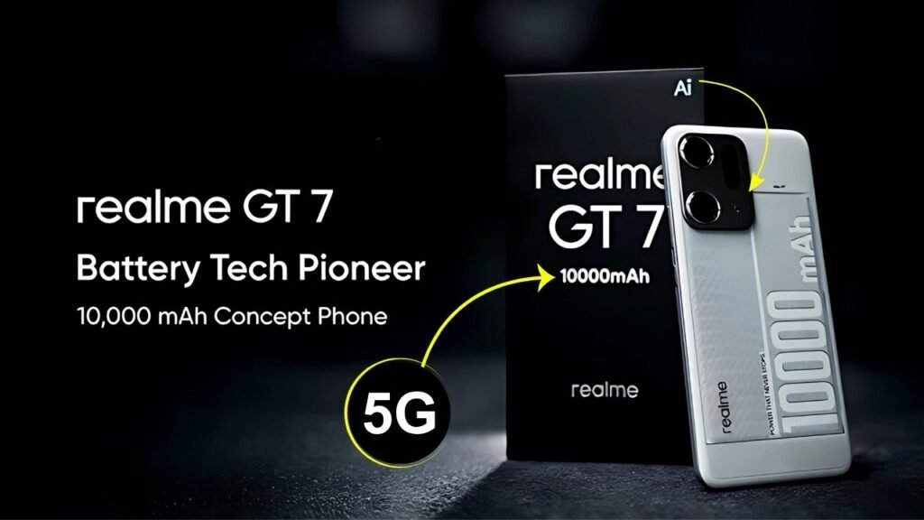 Realme 10000mAh Smartphone Launched – 320W Fast Charging, Slim Design Under 8.5mm
